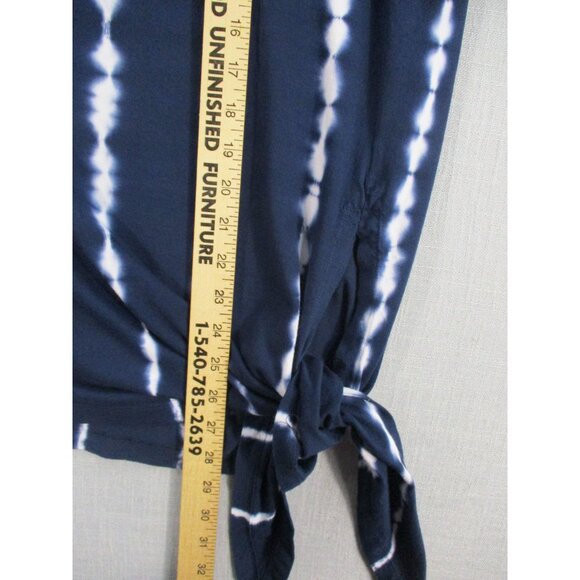 Chaps Womens Tie-Dye Side Tie Tank Top Women Size L/G - Picture 5 of 8